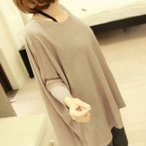 * Ship* Batwing Sleeves Sweater