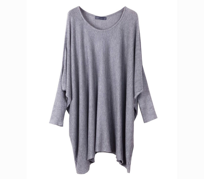 * Ship* Batwing Sleeves Sweater