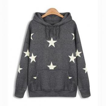 *free ship* star hoodie sweatshirt